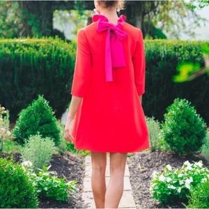 Tuckernuck Pomander Place color Block Daphne Dress pink red women’s XS